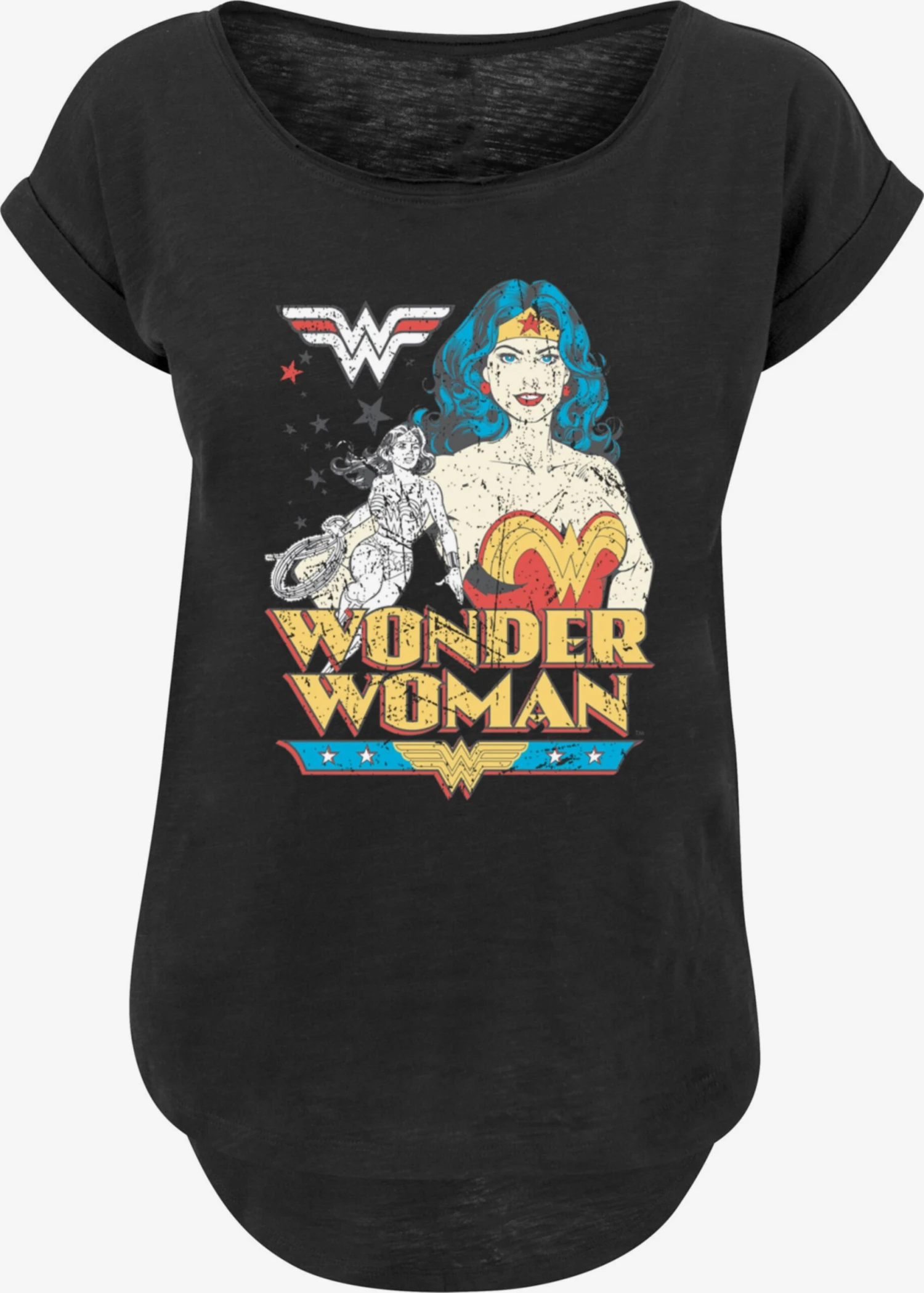 F4NT4STIC T-shirts Shirt DC Comics Superhelden Wonder Woman Posing Dames Zwart 1 F4NT4STIC T-shirts Shirt DC Comics Superhelden Wonder Woman Posing Dames Zwart