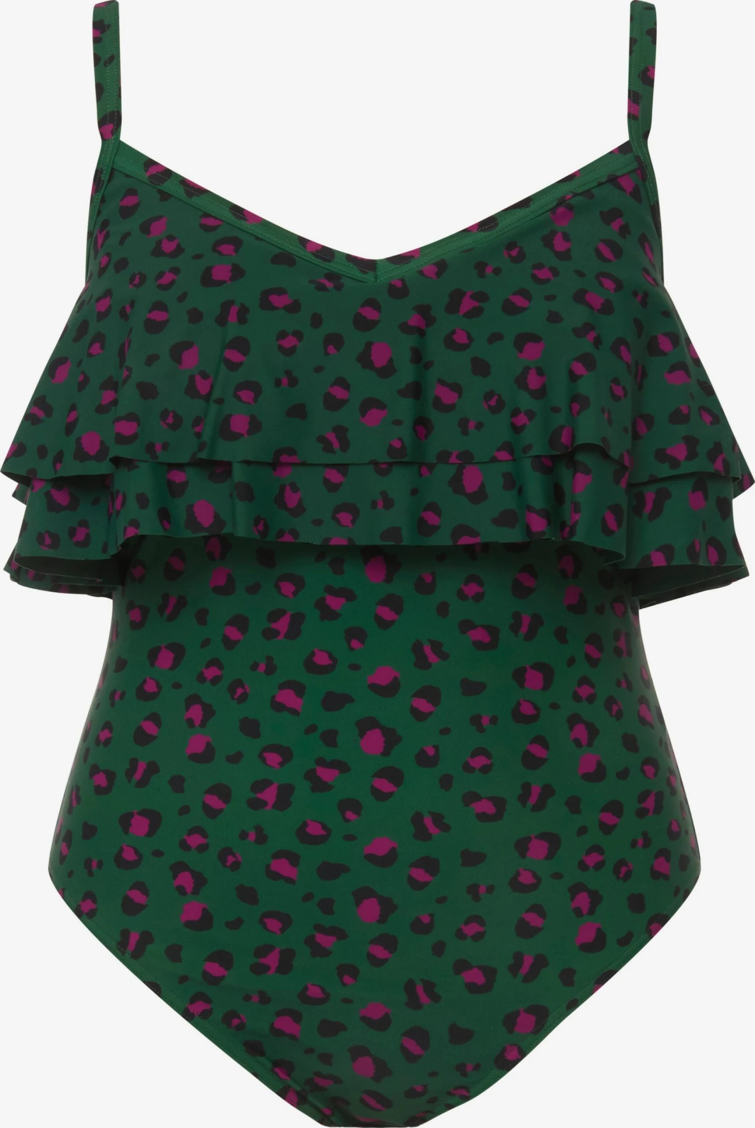 Grote Cups Badpak Dames Donkergroen 1 Grote Cups Badpak Dames Donkergroen