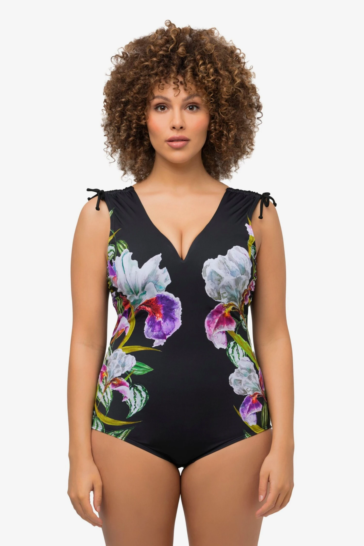 Ulla Popken Grote Cups Badpak Dames Zwart 3 Ulla Popken Grote Cups Badpak Dames Zwart - Afbeelding 3