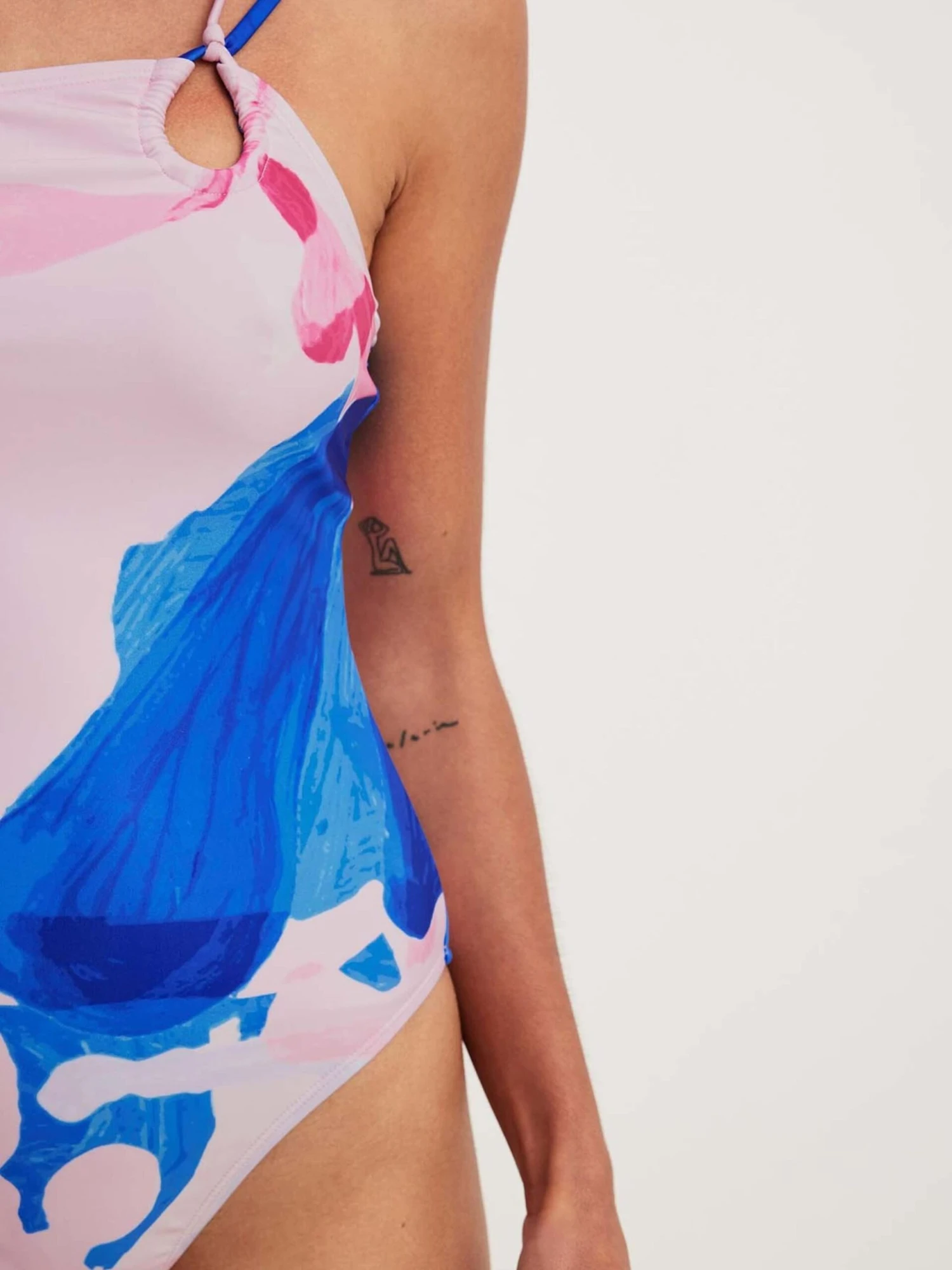 NA-KD Badpakken Zonder Beugel Bustier Badpak Dames Pink / Rosa 2 NA-KD Badpakken Zonder Beugel Bustier Badpak Dames Pink / Rosa - Afbeelding 2