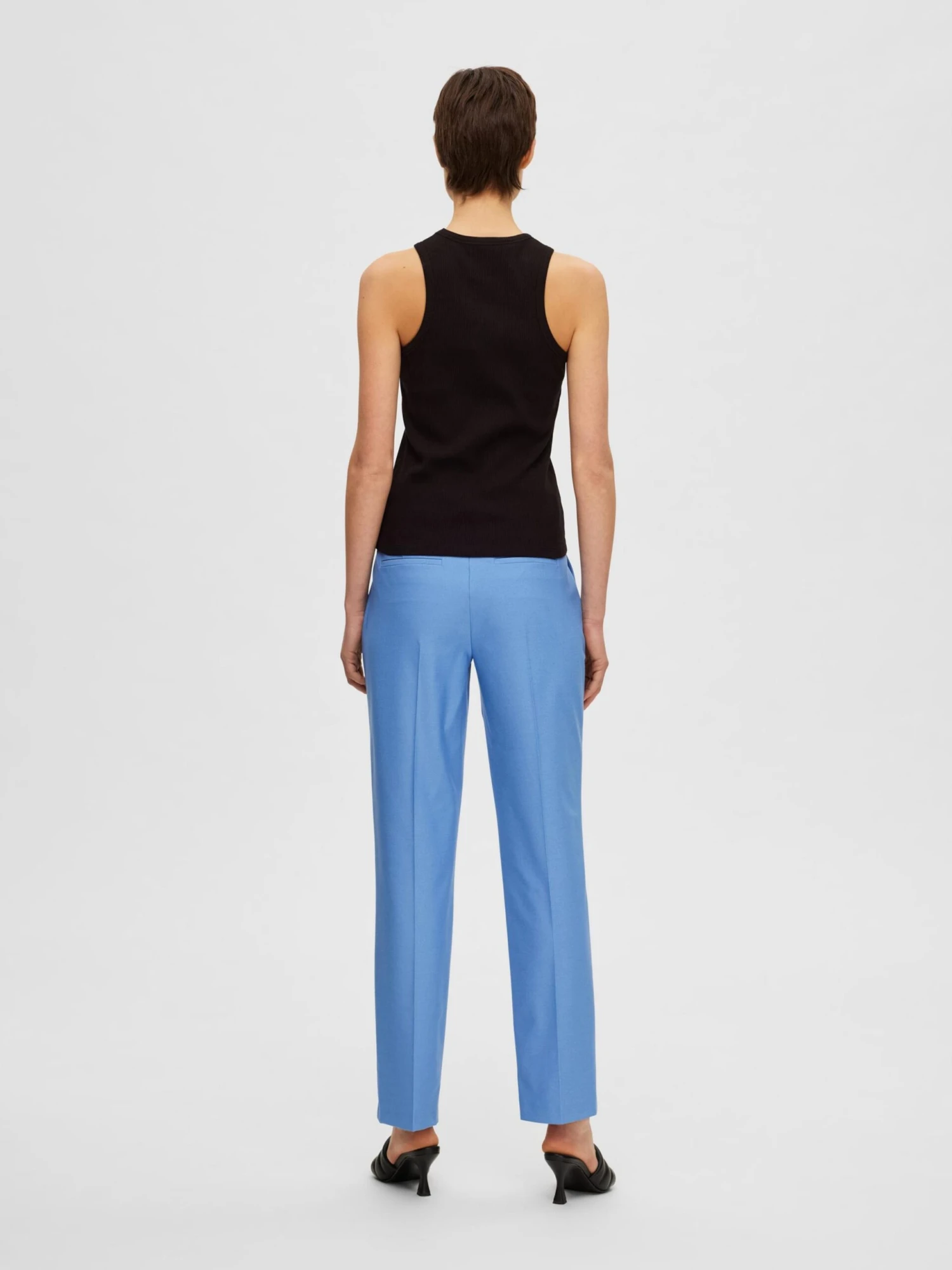 Selected Femme Tanktops Top Anna Dames Zwart 5 Selected Femme Tanktops Top Anna Dames Zwart - Afbeelding 5