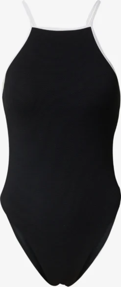 Badpakken Zonder Beugel Bustier Badpak Isa Dames Zwart / Wit