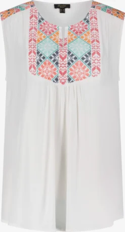 October Blouse Tops Tuniek Dames Wit