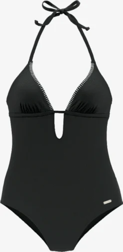 Sunseeker Halter Badpakken Triangel Badpak Dainty Dames Zwart