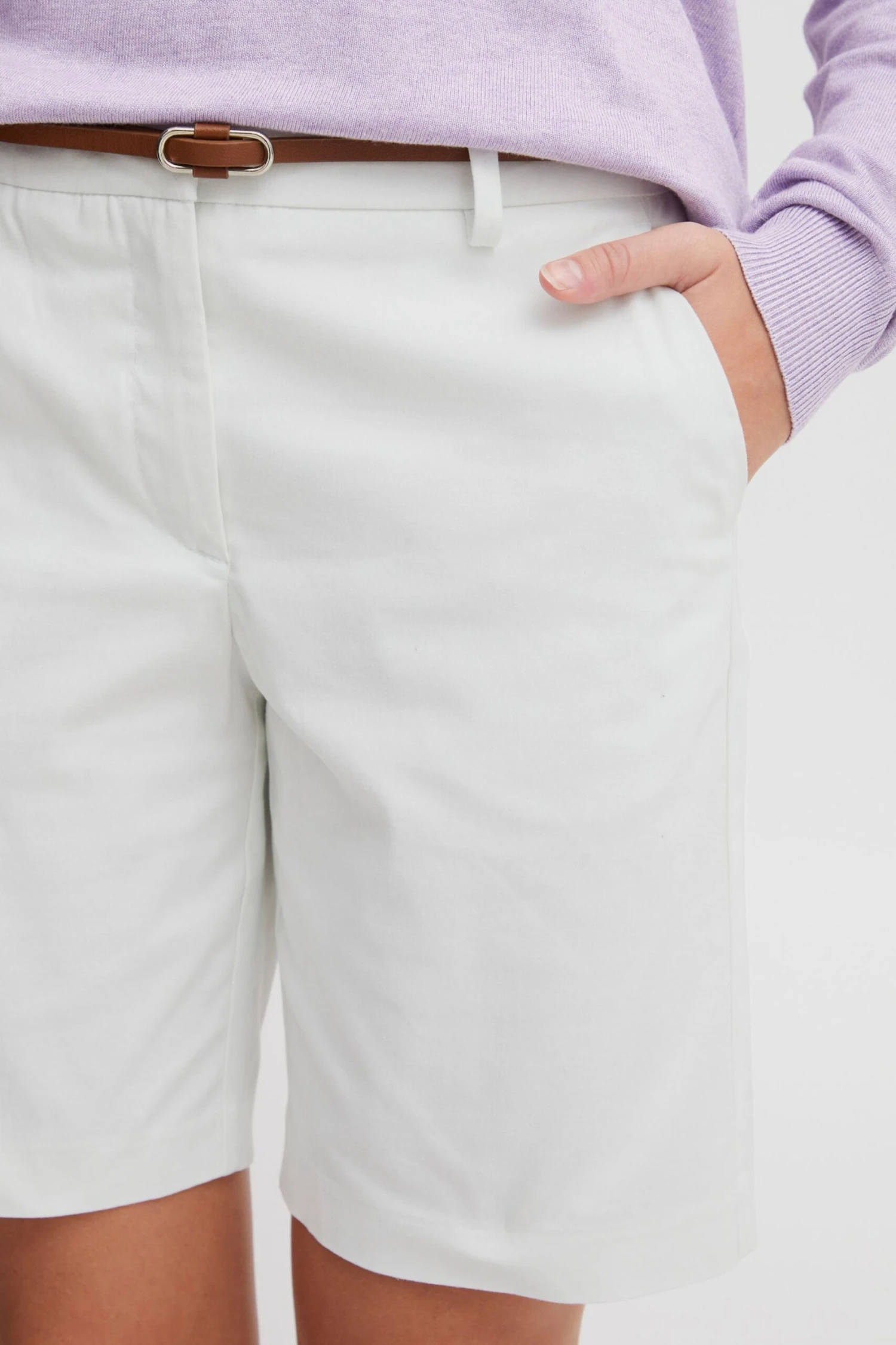 OXMO Shorts Regular Broek Daney Dames Wit 6 OXMO Shorts Regular Broek Daney Dames Wit - Afbeelding 6