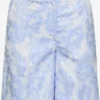 Selected Femme Shorts Wide Leg Broek Dames Blauw