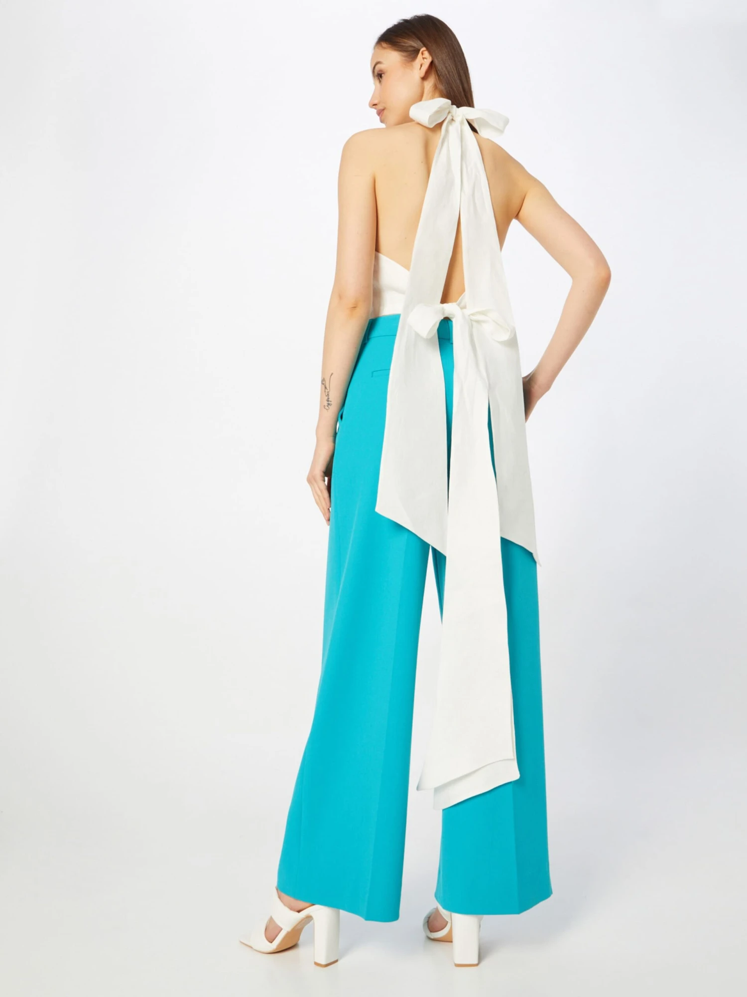 Crop Tops Top GINGER Dames Ivoor 3 Crop Tops Top GINGER Dames Ivoor - Afbeelding 3