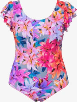 Ulla Popken Grote Cups Badpak Dames Gemengde Kleuren