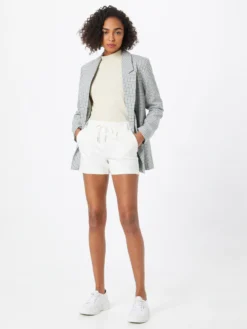 ONLY Shorts Regular Bandplooibroek Poptrash Dames Wit -NA-KD Winkel 19cb22137685d3c5bcb32d2bebb997cc scaled