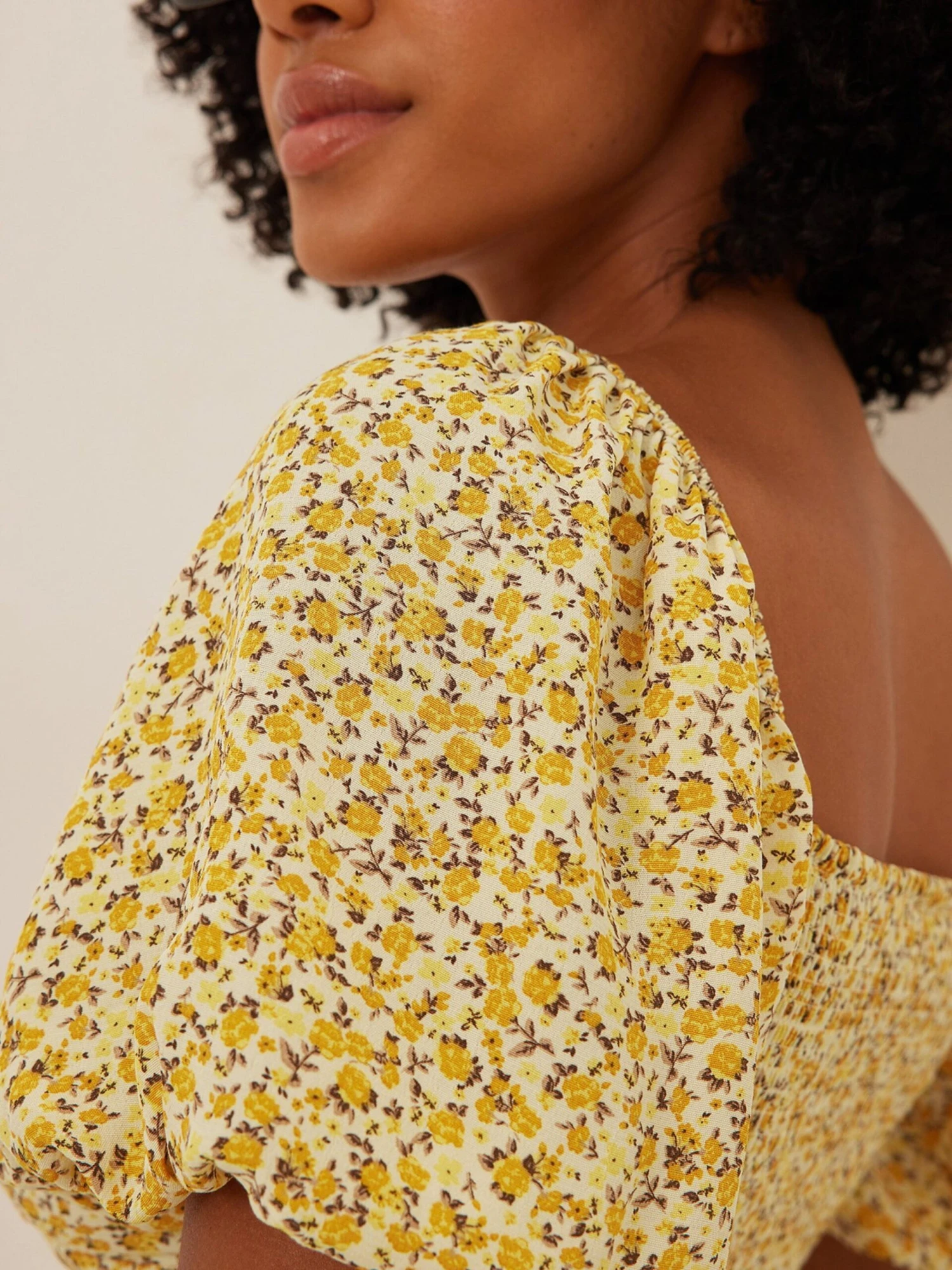 NA-KD Crop Tops Top Dames Geel / Lichtgeel / Donkergeel 3 NA-KD Crop Tops Top Dames Geel / Lichtgeel / Donkergeel - Afbeelding 3