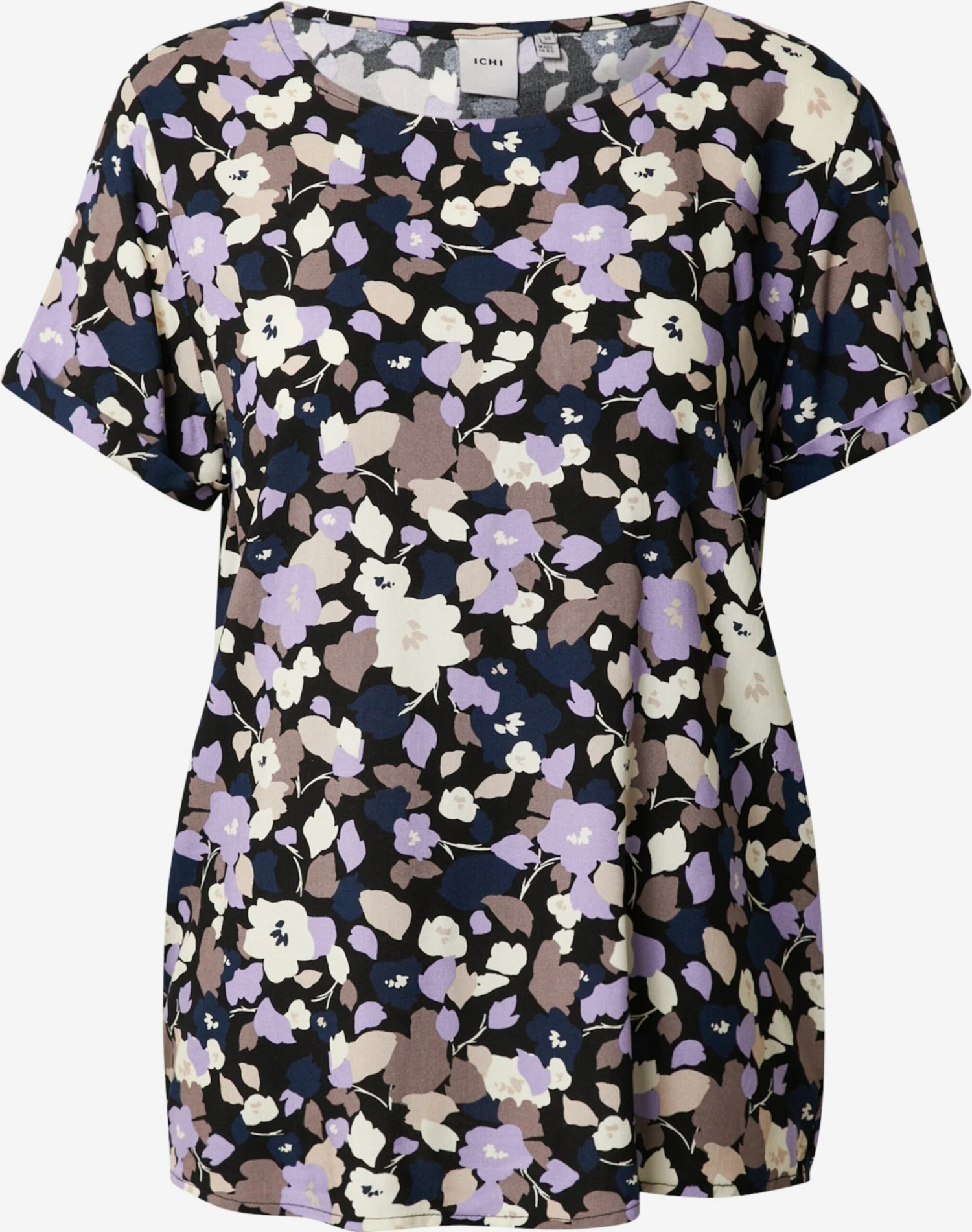 ICHI T-shirts Shirt IHVERA Dames Lila / Gemengde Kleuren 1 ICHI T-shirts Shirt IHVERA Dames Lila / Gemengde Kleuren