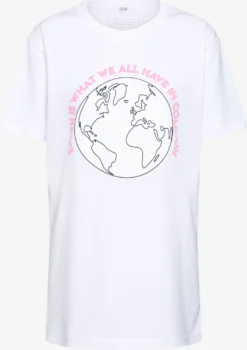 T-shirts Shirt Planet Earth Dames Wit