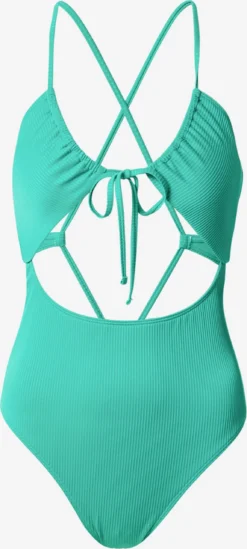 Hollister Grote Cups Triangel Badpak Dames Jade Groen