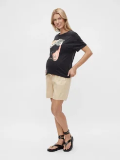 Mamalicious Shorts Loosefit Broek Dames Beige -NA-KD Winkel 255a9547ca3e19c17a4ed6c9564f04a8 scaled