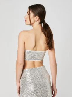 Crop Tops Top Shelly Dames Zilver -NA-KD Winkel 266ce07102dab72d98ddd26af9ae4043 scaled