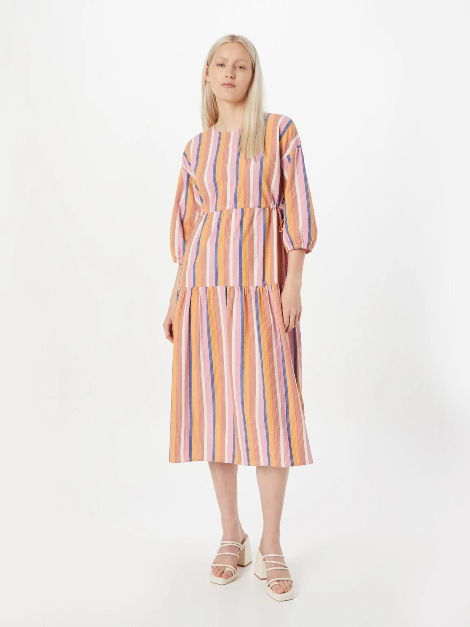 DEDICATED Midi Jurken Jurk Fejan Dames Roze 3 DEDICATED Midi Jurken Jurk Fejan Dames Roze - Afbeelding 3