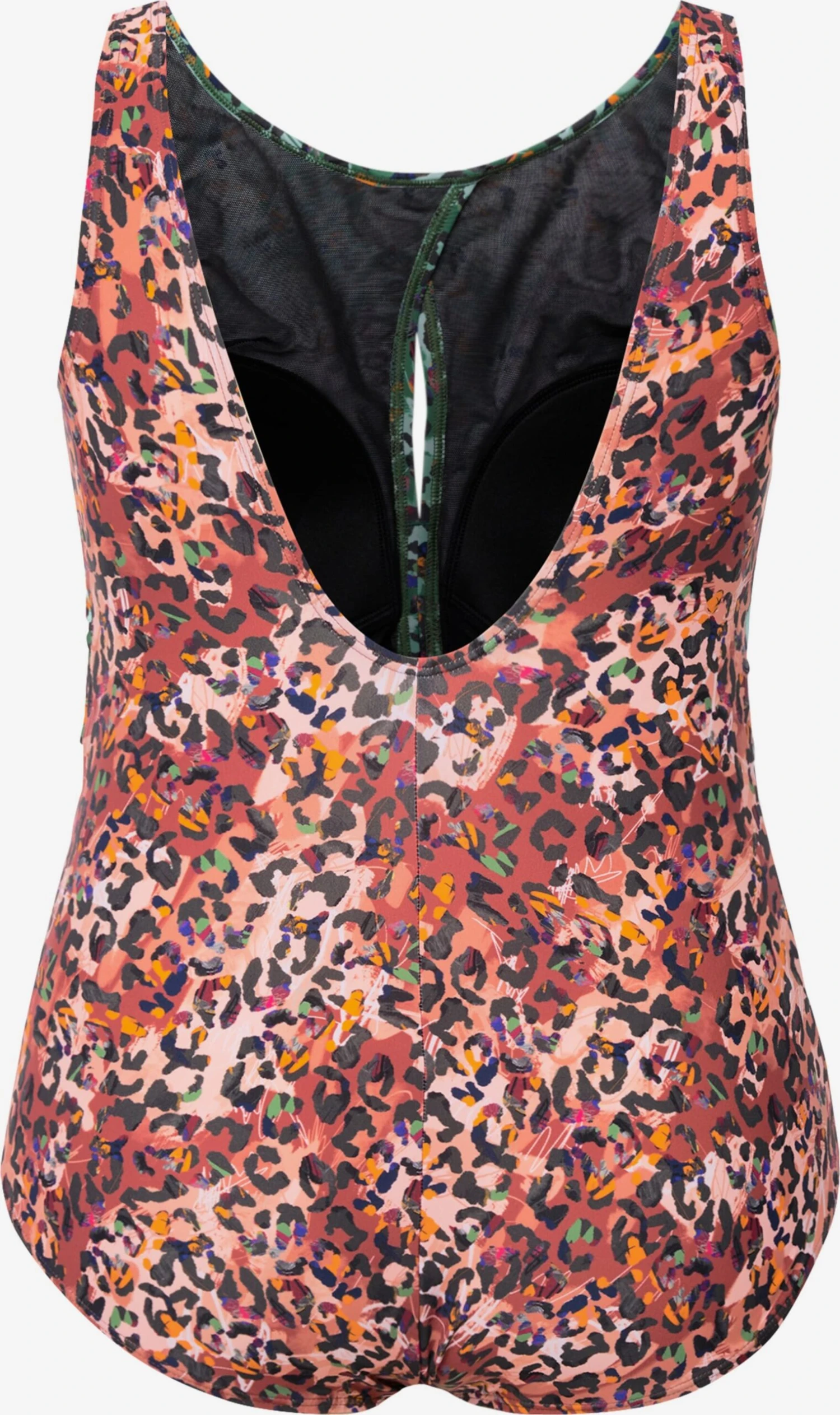 Ulla Popken Grote Cups Bustier Badpak Dames Groen 2 Ulla Popken Grote Cups Bustier Badpak Dames Groen - Afbeelding 2
