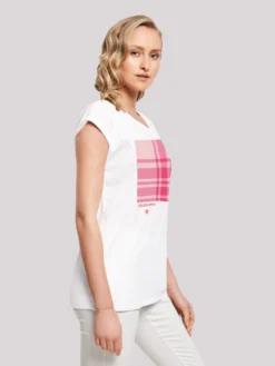 F4NT4STIC T-shirts Shirt Karo Pink Dames Wit -NA-KD Winkel 2a3f179a3519fef521435bef760af815 scaled