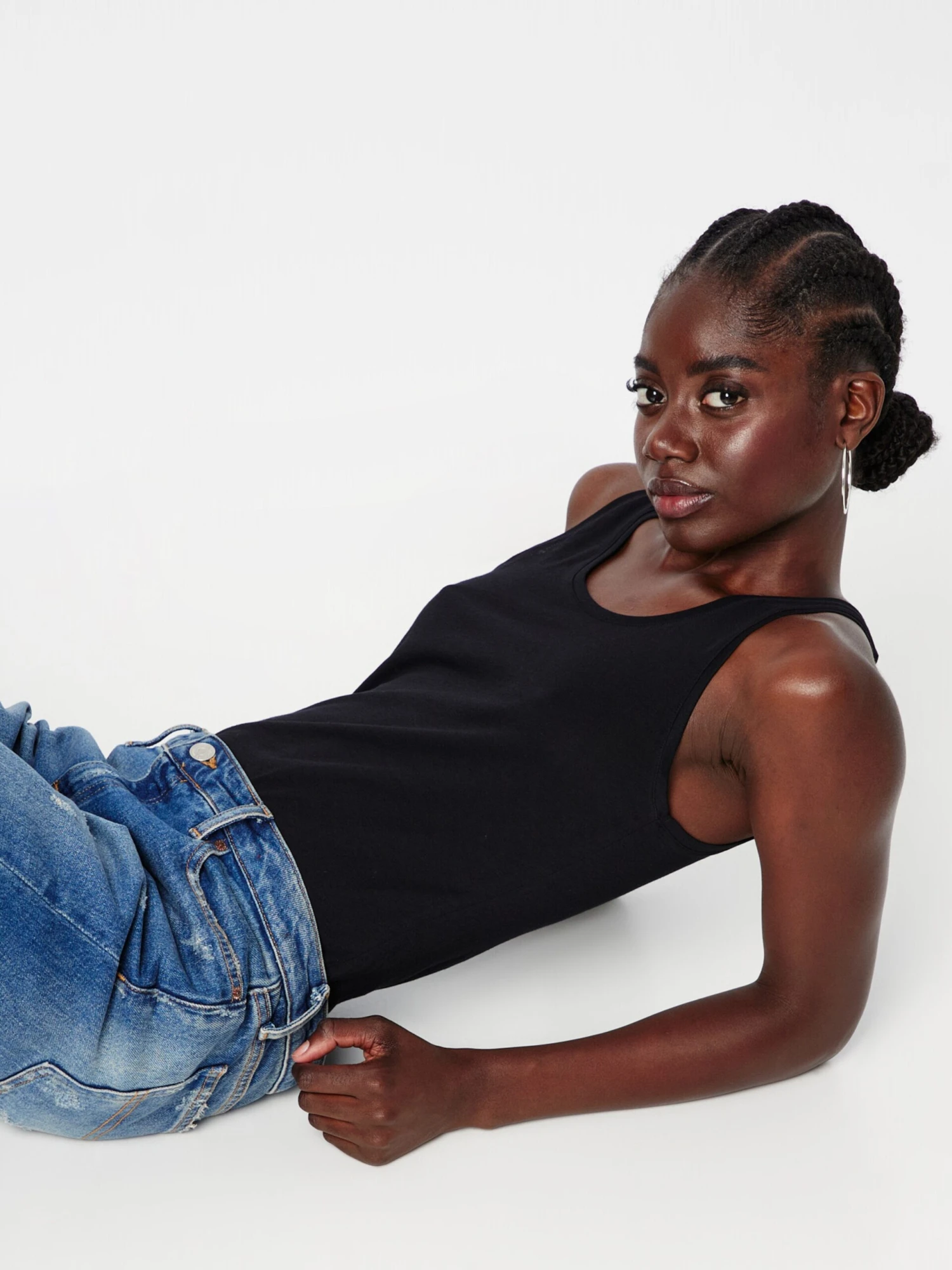 Armedangels Tanktops Top BELISA Dames Zwart 3 Armedangels Tanktops Top BELISA Dames Zwart - Afbeelding 3