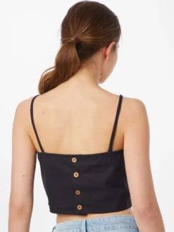 Crop Tops Top EBENE Dames Navy -NA-KD Winkel 2e4e0a24345916e949362c241908ee01 scaled