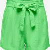 ONLY Shorts Regular Broek Caro Dames Limoen