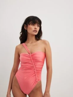 NA-KD Badpakken Zonder Beugel Badpak Dames Pink / Rosa