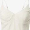 Bardot Crop Tops Top Dames Ecru