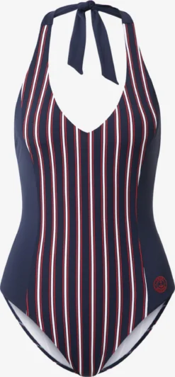 Halter Badpakken Regular Badpak Dames Nachtblauw