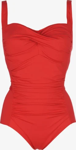 Grote Cups Bustier Badpak Ada Dames Rood