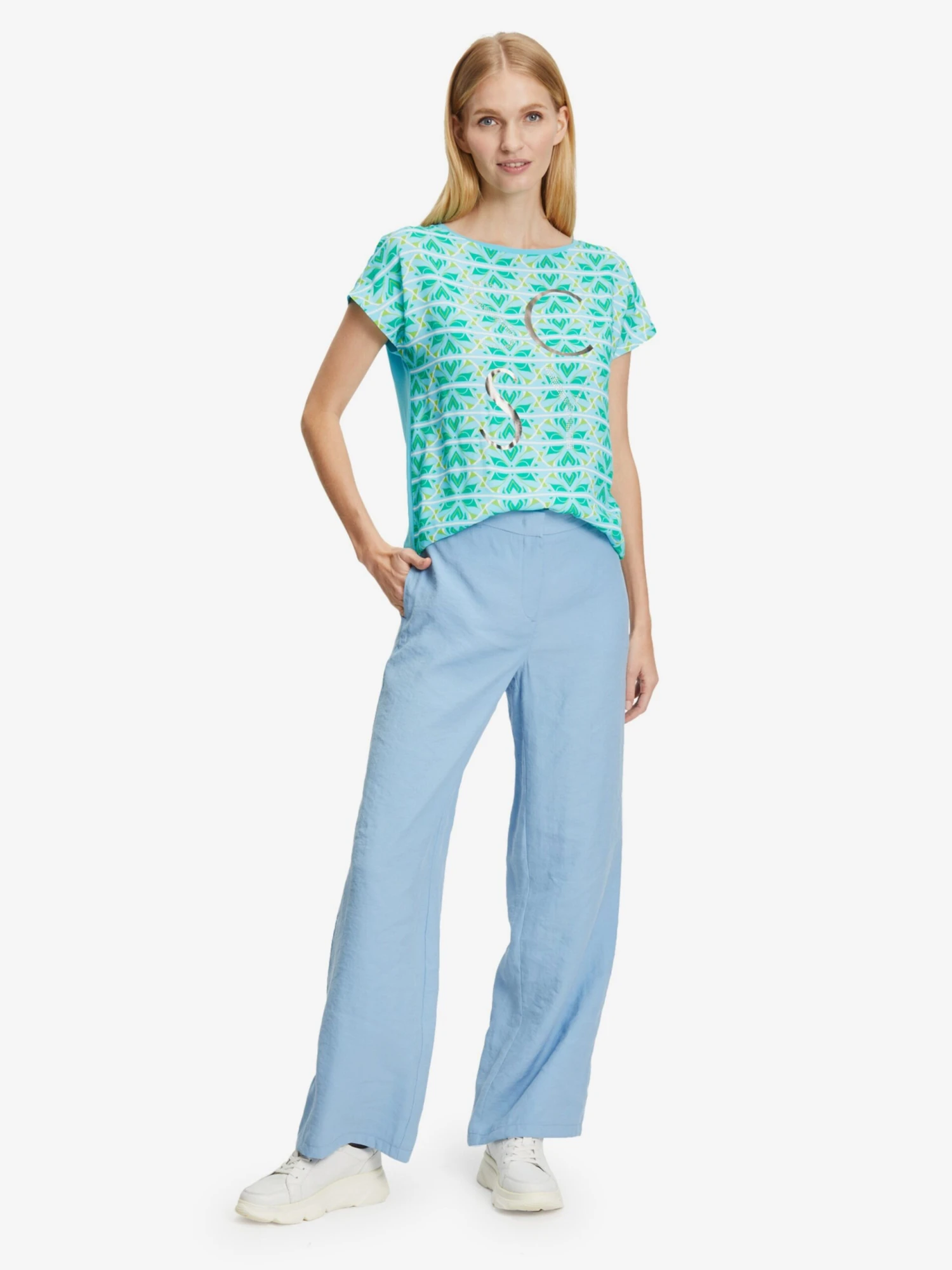 Betty Barclay T-shirts Shirt Dames Blauw 5 Betty Barclay T-shirts Shirt Dames Blauw - Afbeelding 5