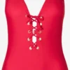 Bruno Banani Halter Badpakken Triangel Badpak Dames Rood
