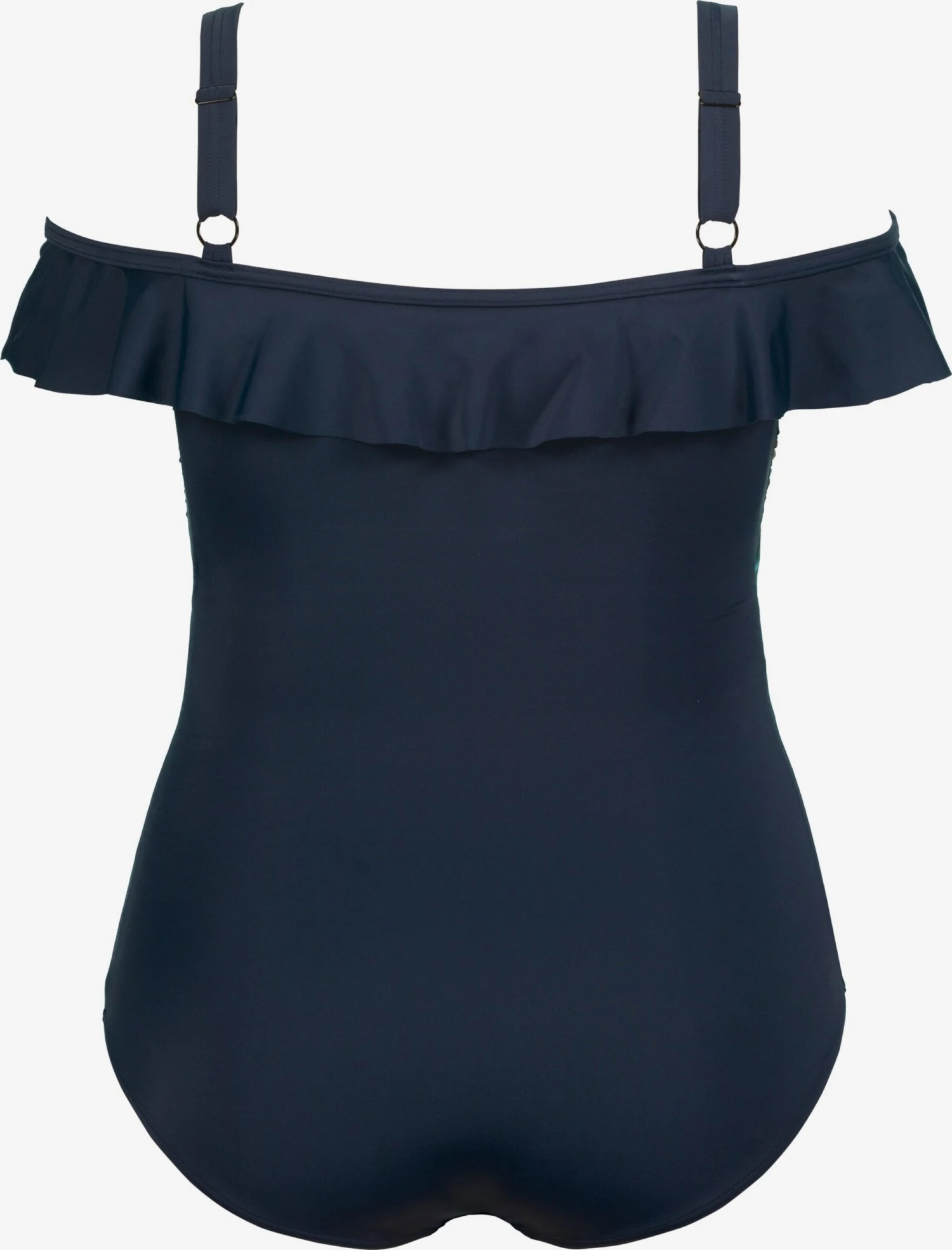 Ulla Popken Grote Cups Badpak Dames Marine 2 Ulla Popken Grote Cups Badpak Dames Marine - Afbeelding 2