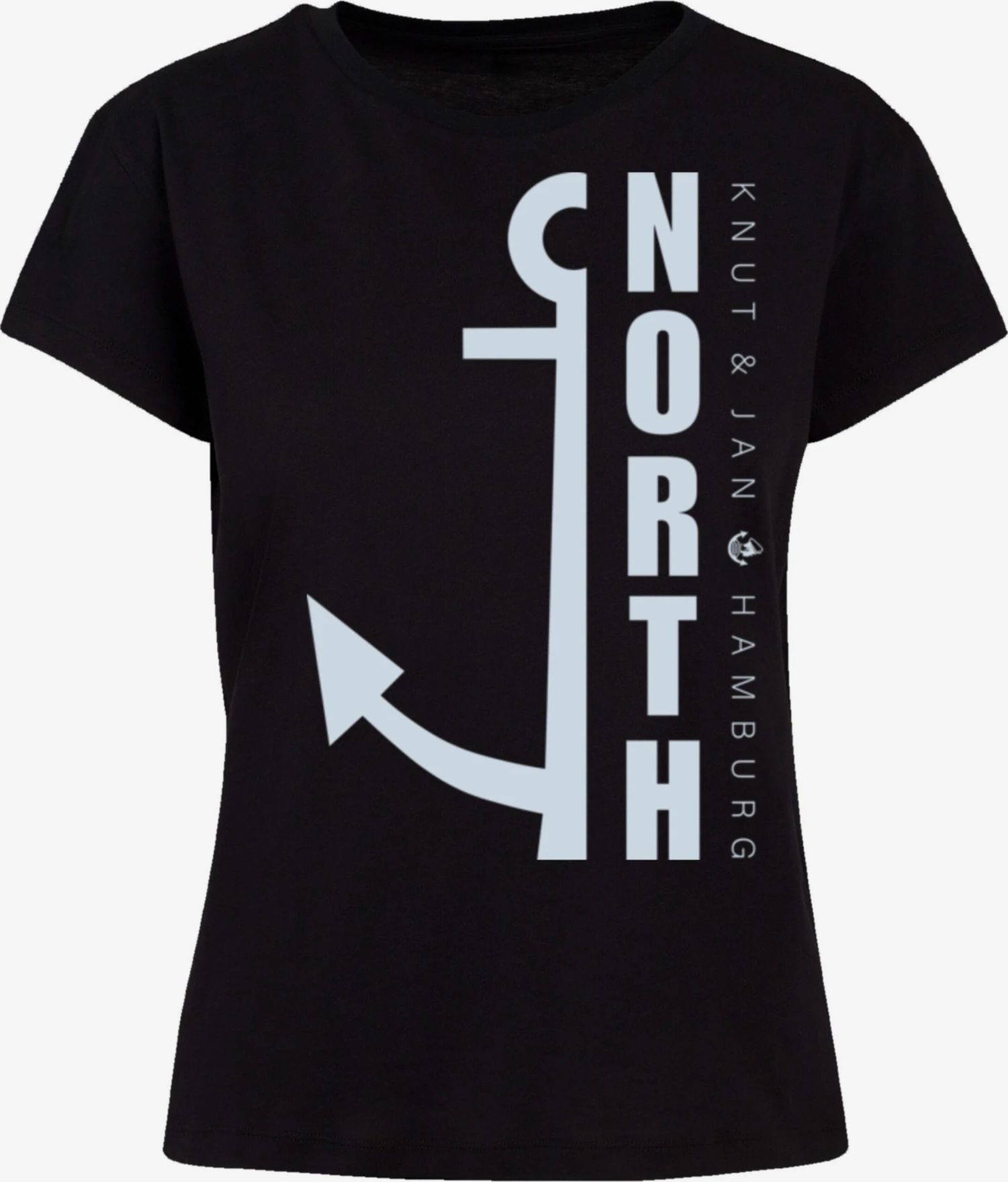 F4NT4STIC T-shirts Shirt North Anker Dames Zwart 1 F4NT4STIC T-shirts Shirt North Anker Dames Zwart
