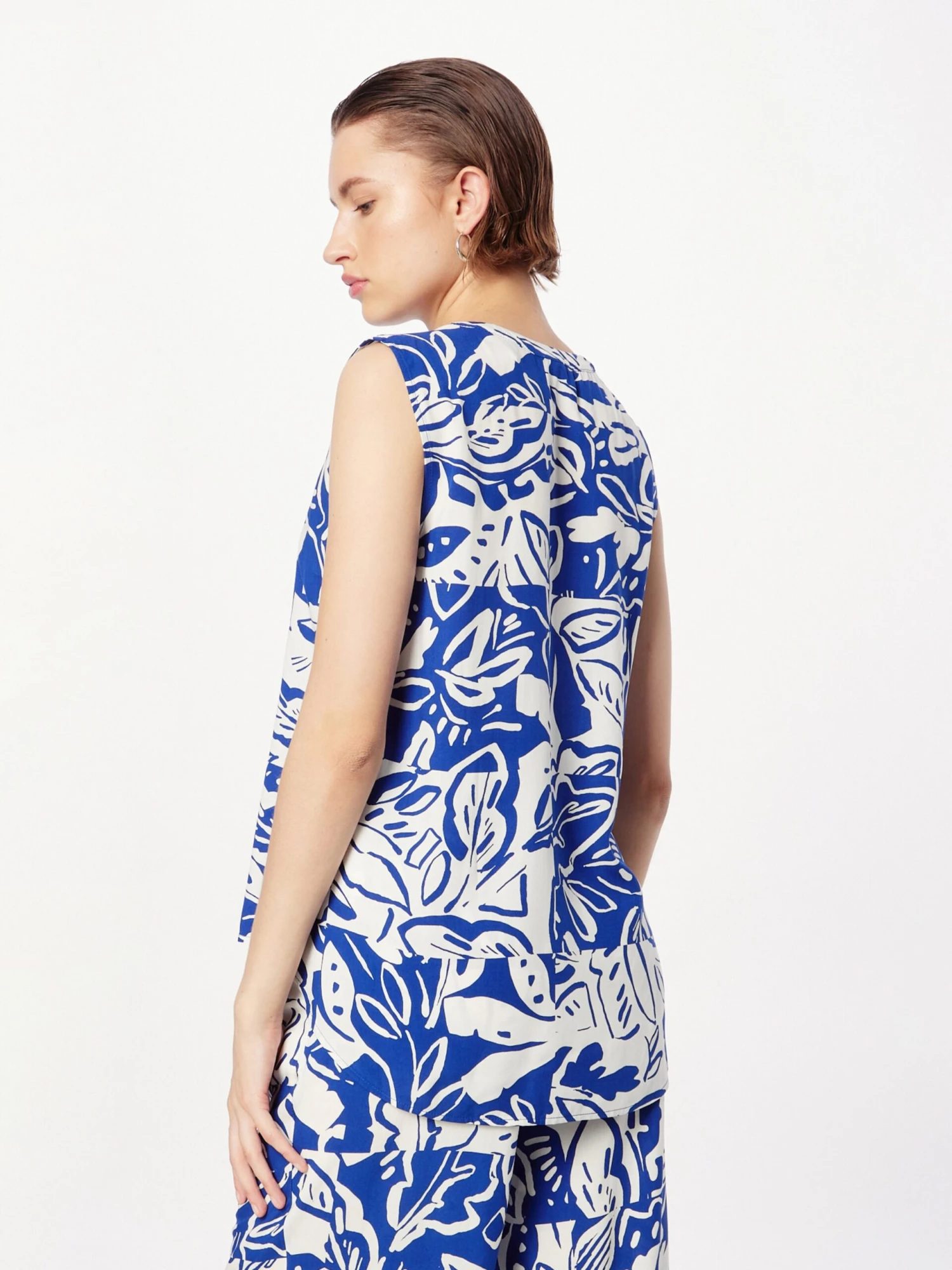 S.Oliver Blouse Tops Blouse Dames Blauw 4 S.Oliver Blouse Tops Blouse Dames Blauw - Afbeelding 4