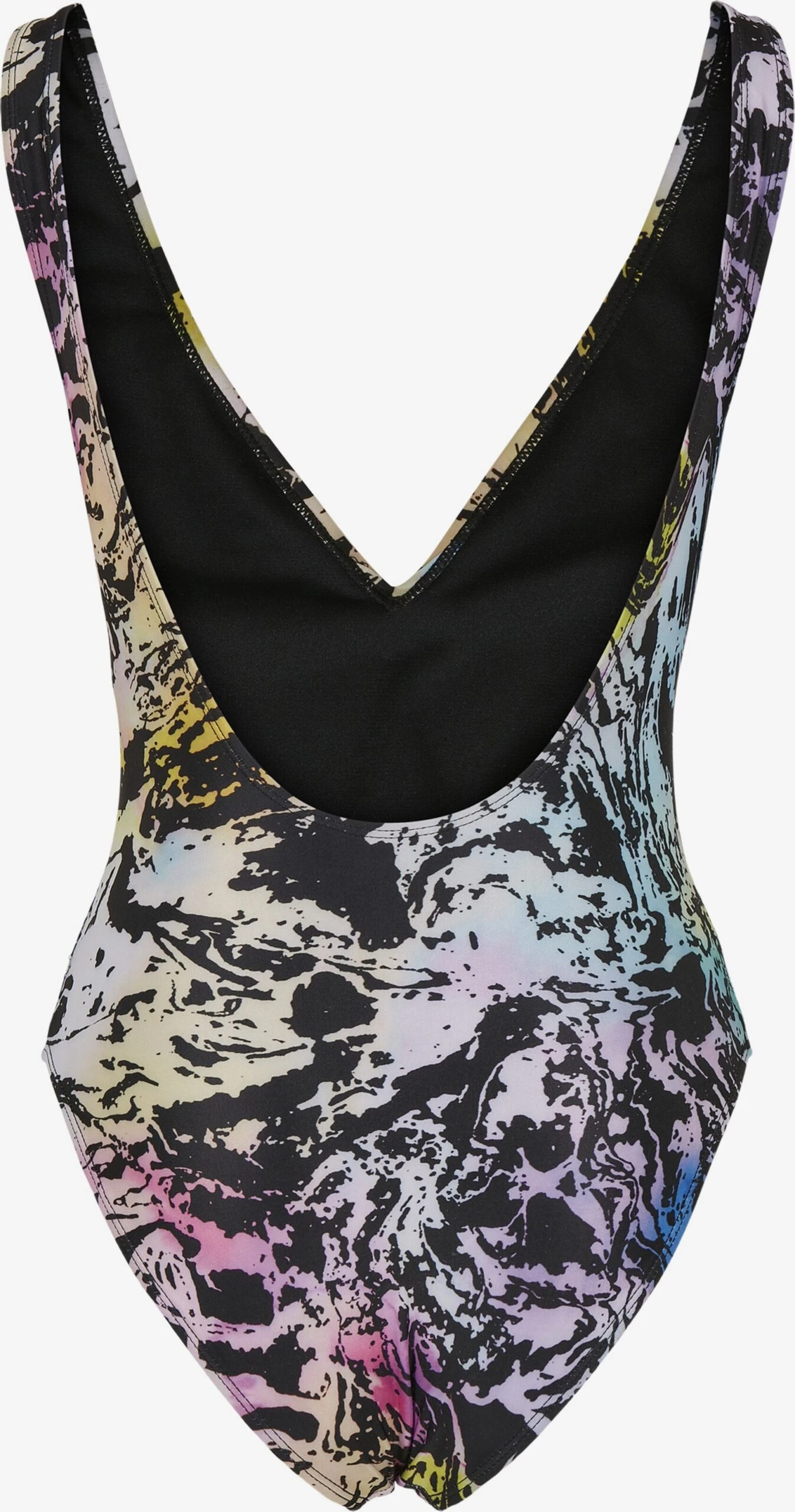 URBAN CLASSICS Grote Cups Bustier Badpak Dames Zwart 2 URBAN CLASSICS Grote Cups Bustier Badpak Dames Zwart - Afbeelding 2