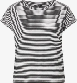 OPUS T-shirts Shirt Suffami Dames Zwart / Wit
