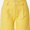 LTB Shorts Regular Bandplooibroek WAZOME Dames Geel