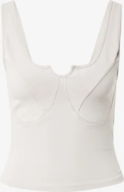 Abercrombie & Fitch Tanktops Top Dames Lichtgrijs
