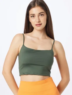 Crop Tops Top Dames Donkergroen -NA-KD Winkel 498d87102991ad491f8bc2ad21f01fde scaled