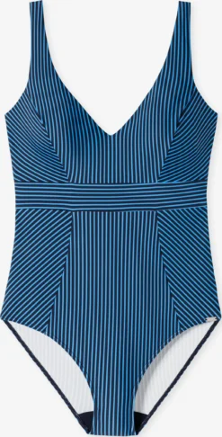 Schiesser Grote Cups Badpak Aqua Ocean Dive Dames Aqua