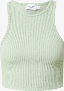 NA-KD Tanktops Top Dames Pastelgroen