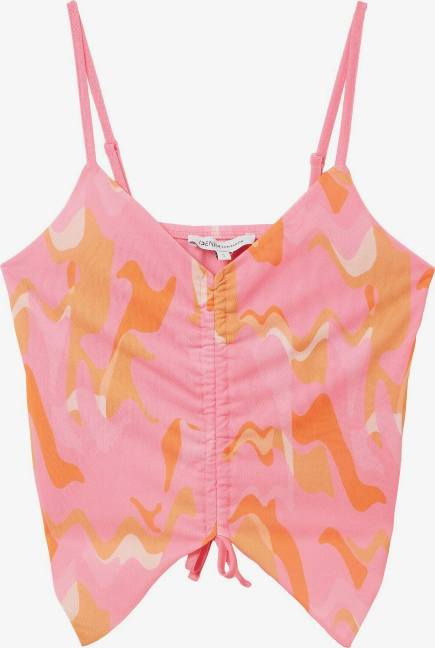 TOM TAILOR Denim Crop Tops Top Dames Lichtroze 1 TOM TAILOR Denim Crop Tops Top Dames Lichtroze