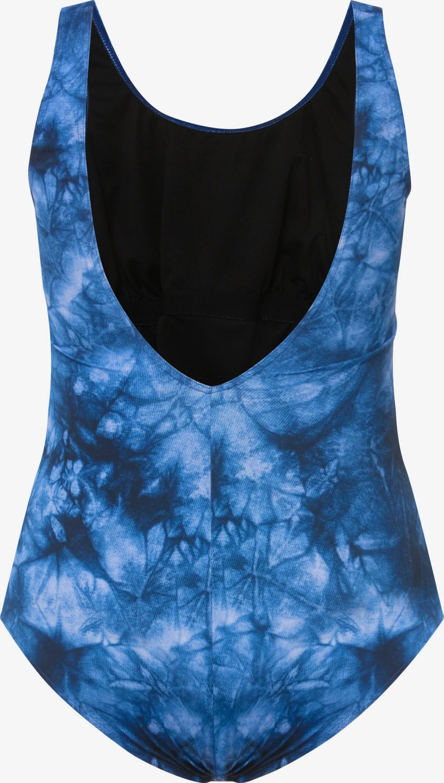 Ulla Popken Grote Cups Bustier Badpak Dames Blauw Gemêleerd 2 Ulla Popken Grote Cups Bustier Badpak Dames Blauw Gemêleerd - Afbeelding 2