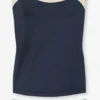 Schiesser Bandeau Badpakken Bandeau Badpak Aqua Californian Dream Dames Donkerblauw
