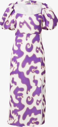 Midi Jurken Jurk Iris Dames Lila