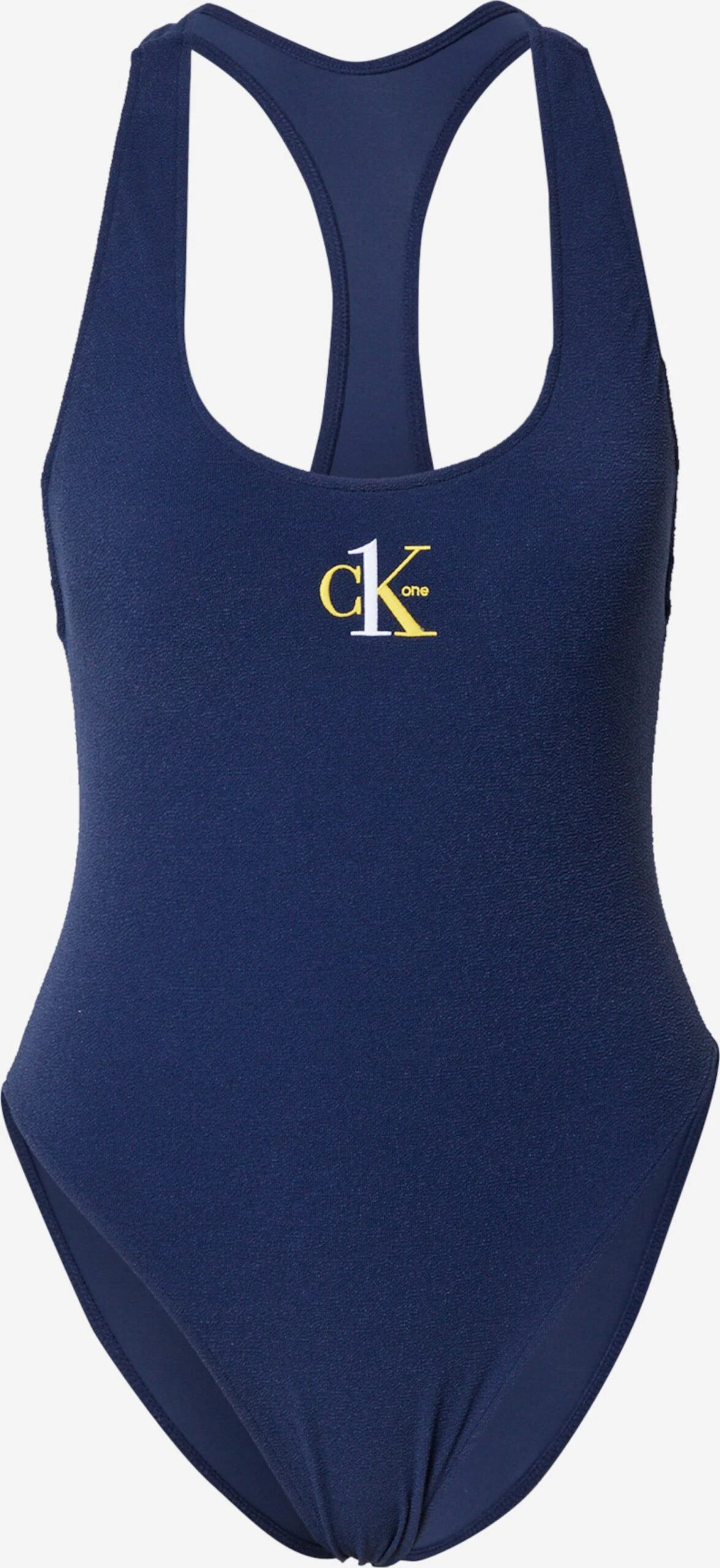 Calvin Klein Swimwear Grote Cups Badpak Dames Donkerblauw 1 Calvin Klein Swimwear Grote Cups Badpak Dames Donkerblauw
