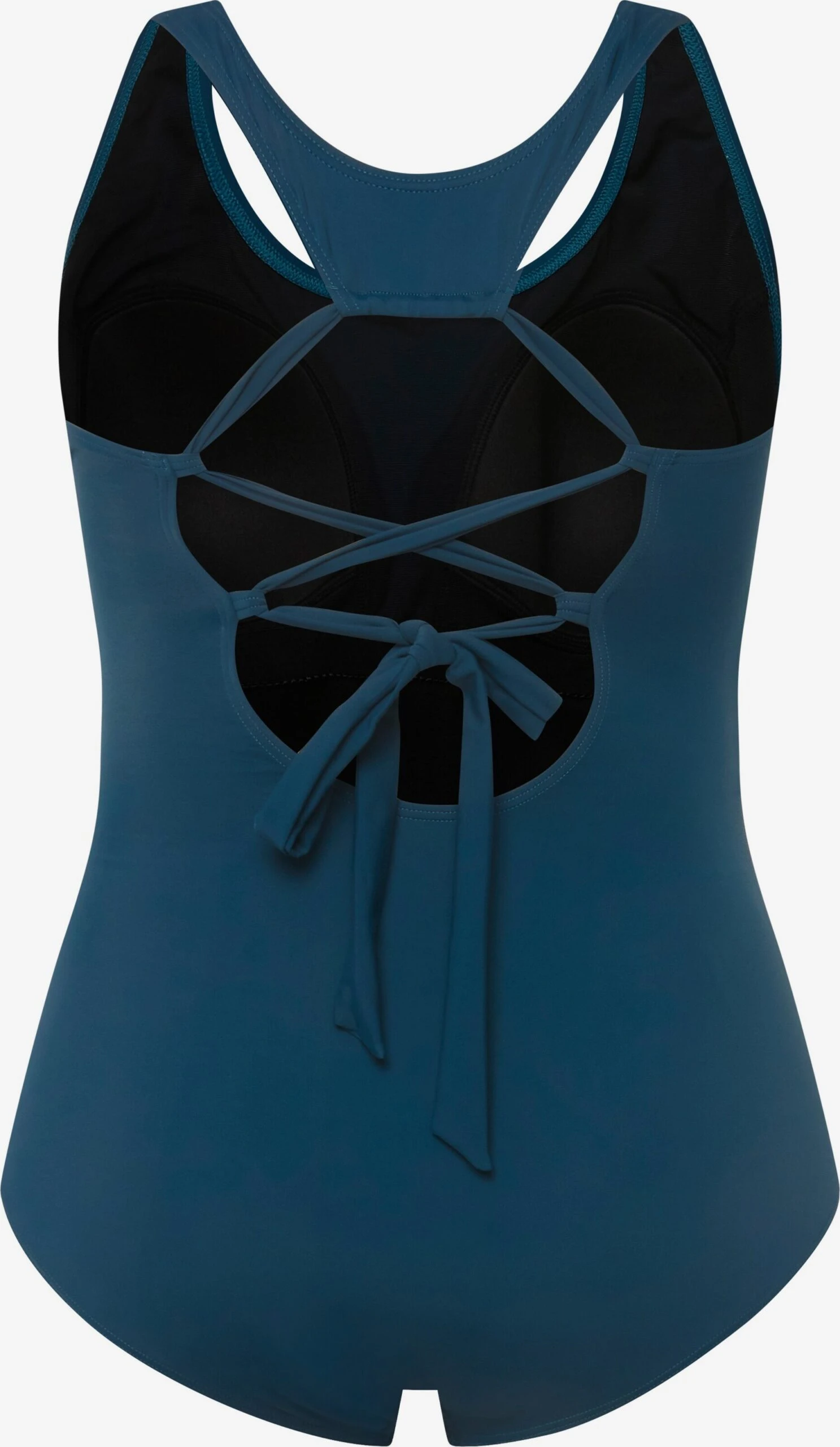 Ulla Popken Grote Cups Badpak Dames Petrol 2 Ulla Popken Grote Cups Badpak Dames Petrol - Afbeelding 2