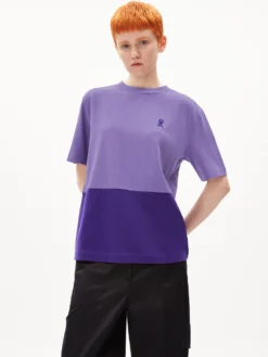 Armedangels T-shirts Shirt TARJAA PATCHE Dames Lila / Donkerlila -NA-KD Winkel 649a37f9b3821f1f9db365bc5f048d24 scaled