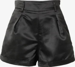 In The Style Shorts Loosefit Bandplooibroek LORNA Dames Zwart
