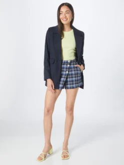 Karen Millen Shorts Regular Broek Dames Navy / Lichtblauw -NA-KD Winkel 6956c966e104b1b9c41e1d2d0816e93c scaled